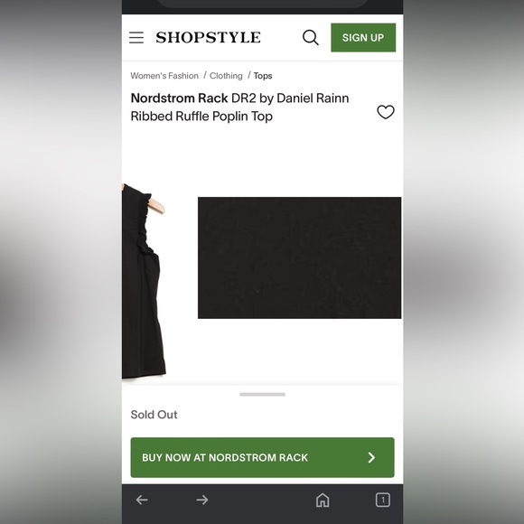 Ribbon Ruffle Poplin Top - Picture 11 of 11